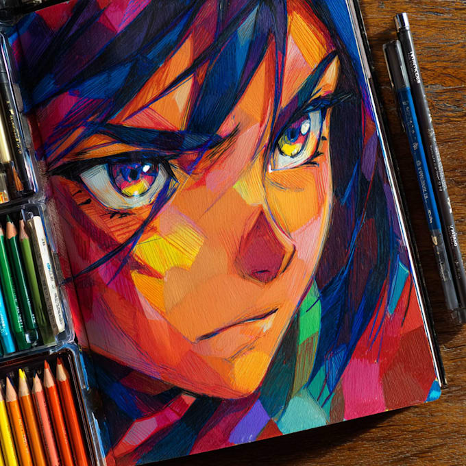 draw an amazing anime art