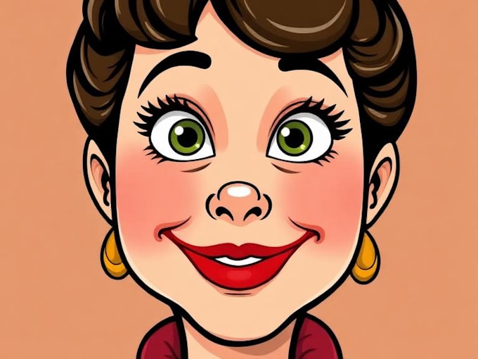 create custom 1920s style rubber hose cartoon artwork