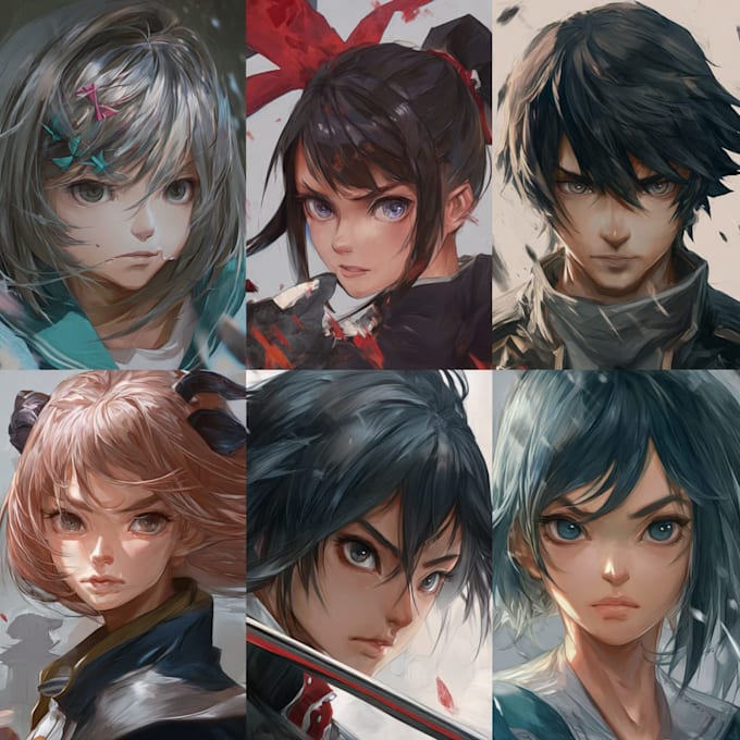 draw anime, manga or game characters