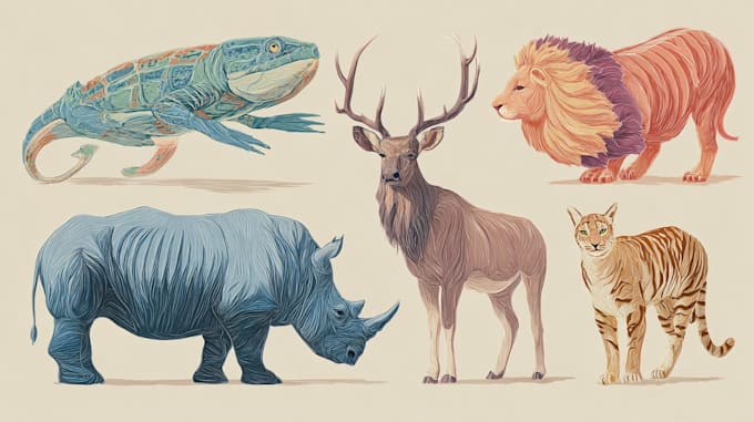draw animal vector from your pet