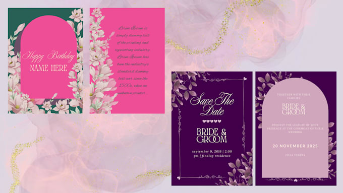make beautiful elegant birthday cards