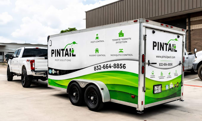 professional box truck wrap design commercial vehicle wrap