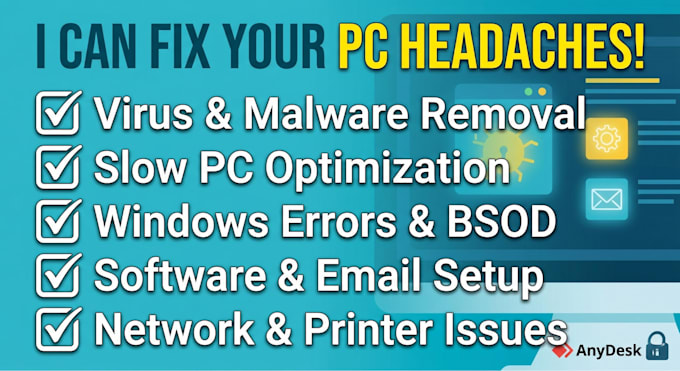 provide expert remote IT support and fix your PC issues