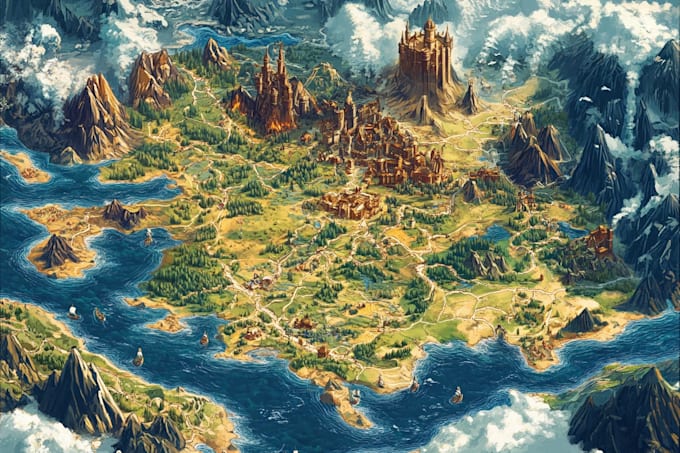 custom fantasy maps for you