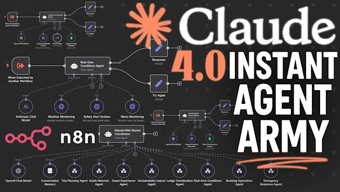 setup openclaw ai agent, n8n automation, vps, whatsapp bot, claude ai workflow