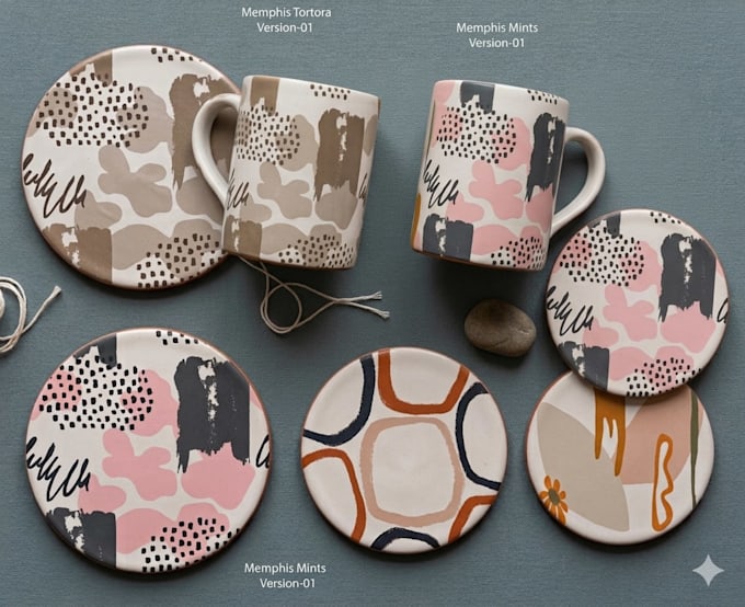 make ceramic patterns mugs,and home tableware decor