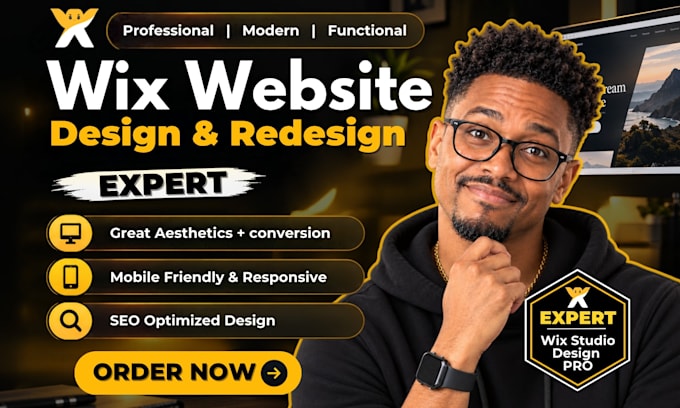 build wix website design, redesign wix website, wix website design and redesign