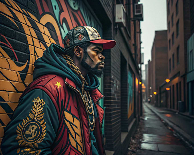 create premium graffiti character and street art design