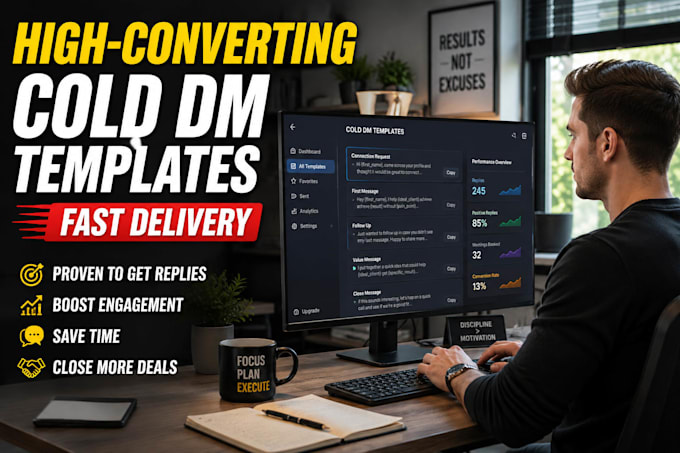 write cold dms that get replies and convert clients