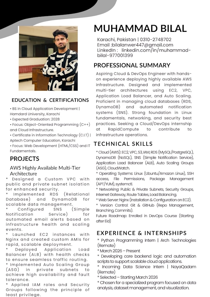 write ats friendly professional resume and CV