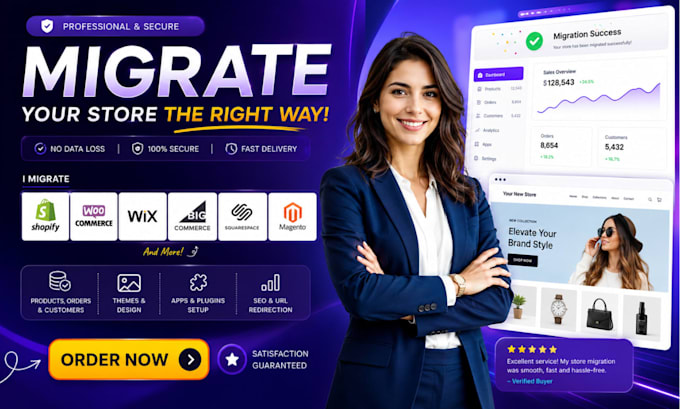 migrate website wordpress too shopify without data loss crm klaviyo migration ai