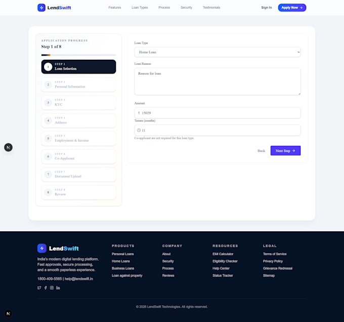 design modern html landing page or website development