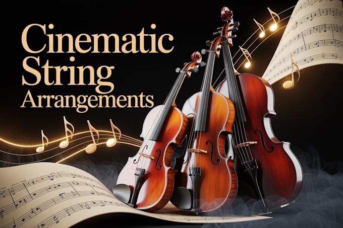 create cinematic string arrangements for your film game or song