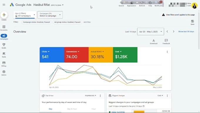 setup and manage your google ads adwords PPC campaigns or audit sem