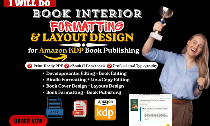 be your VA for ebook formatting layout designing and publishing