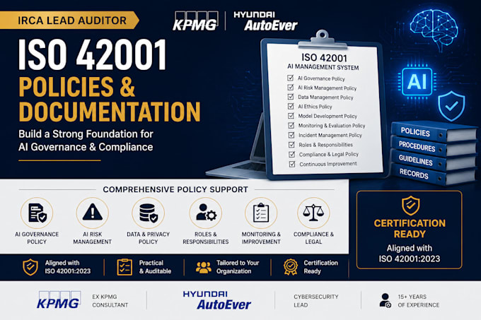 provide iso 42001 ai governance and certification support