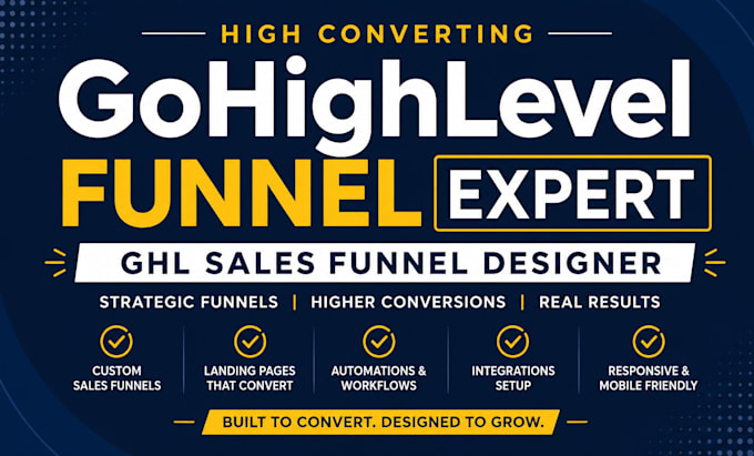 build ghl lead generation funnel expert ghl sales funnel design