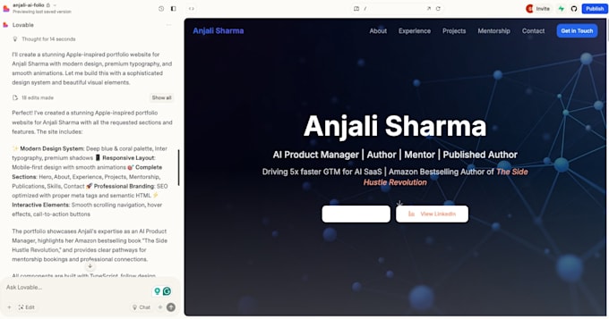 be your expert vibe coder to build or fix your lovable website