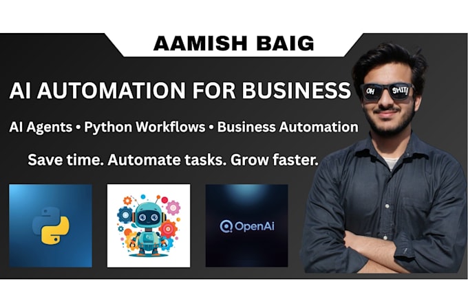 build ai automation tools, ai agents and workflows for your business in python