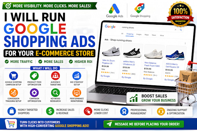 run google shopping ads for your ecommerce store