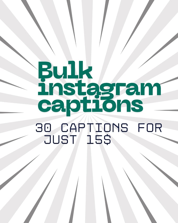 write 10 creative instagram captions for your business