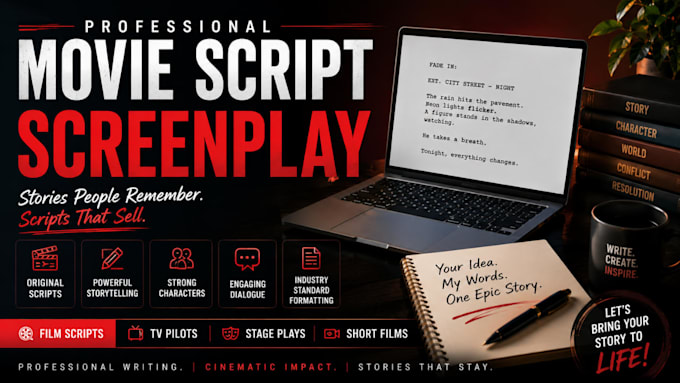 write movie script screenplay film script screenwriting comedy script stage play