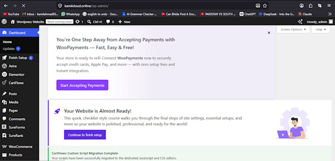 install and migrate wordpress on AWS ec2