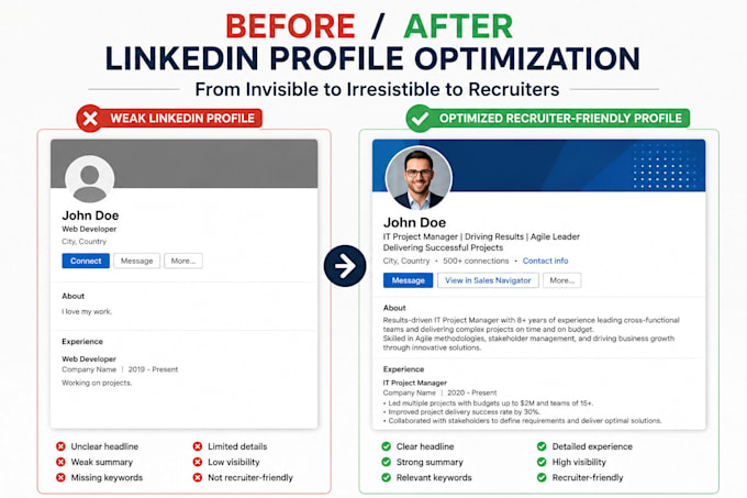 optimize your linkedin profile for recruiters