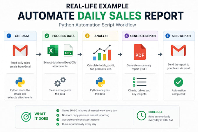 create a custom python automation script for your business