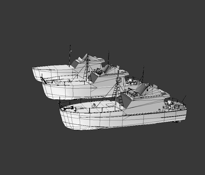 do a custom 3d ship model, boat design, 3d yacht, boat animation, 3d boat model