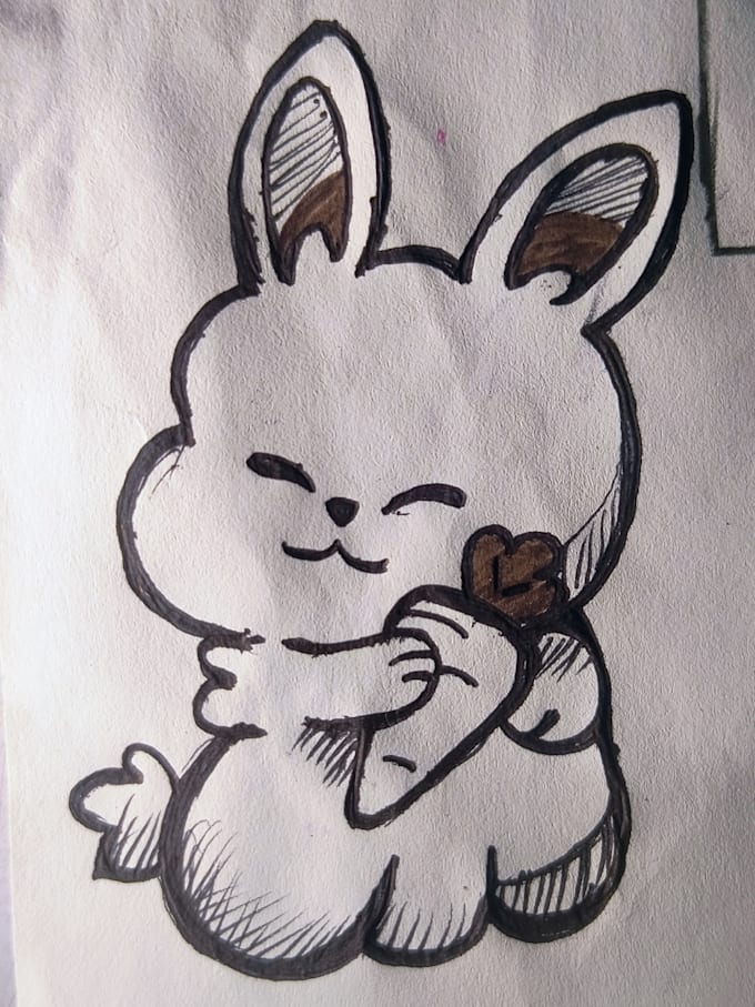 draw cute doodles art for you
