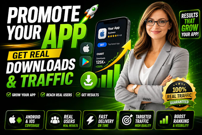 do mobile app promotion, app install, android, ios app review