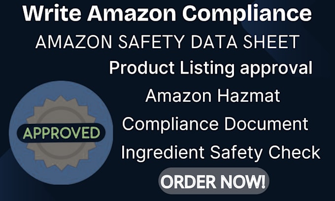 format safety data sheet amazon compliance document for hazmat product listing