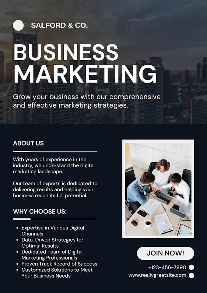design professional business flyers in canva
