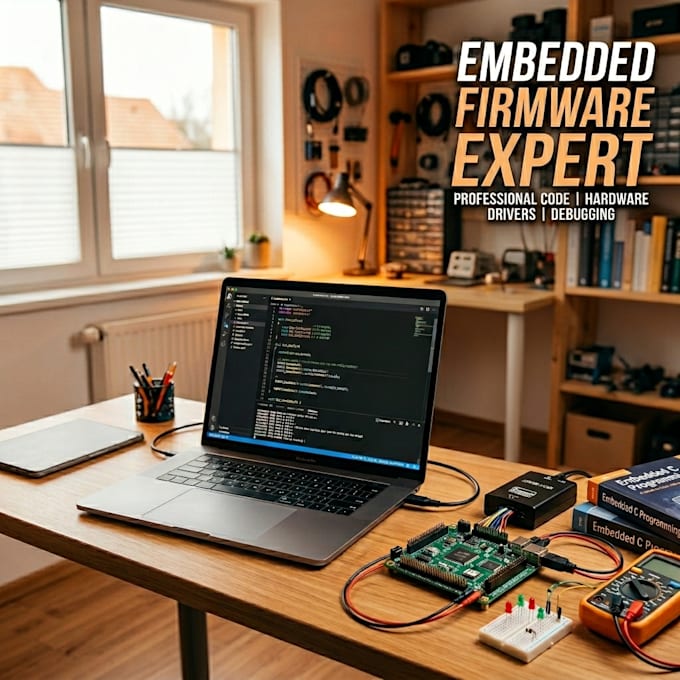 develop embedded firmware for smart led driver pcb and lighting systems