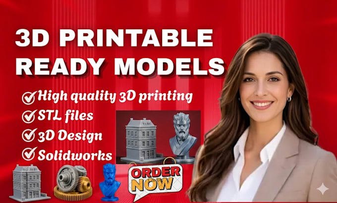 create 3d printable cad models and stl files for resin 3d printing