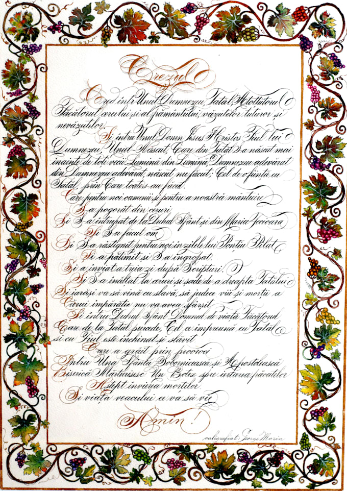 create a bespoke royal logo or an elegant handwritten letter