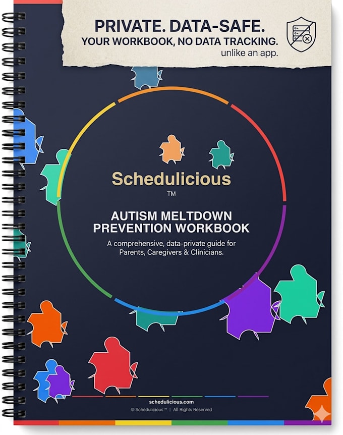 provide an autism meltdown prevention workbook