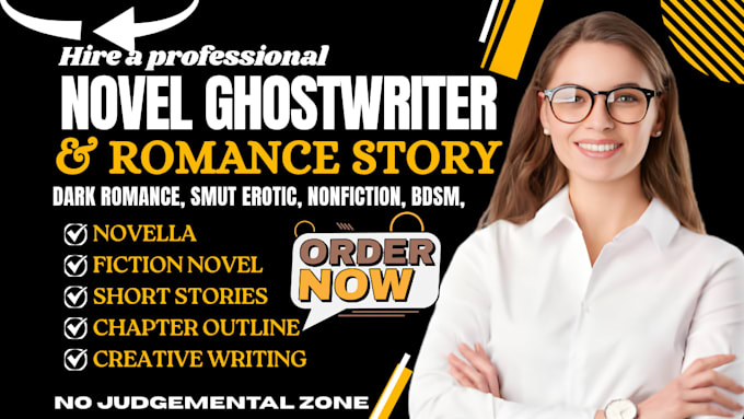 do plot outline and ghostwrite erotic romance, nsfw, sci fi novel for kdp book