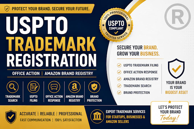 do uspto trademark filing and amazon brand registry