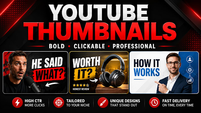 design youtube thumbnails for your channel