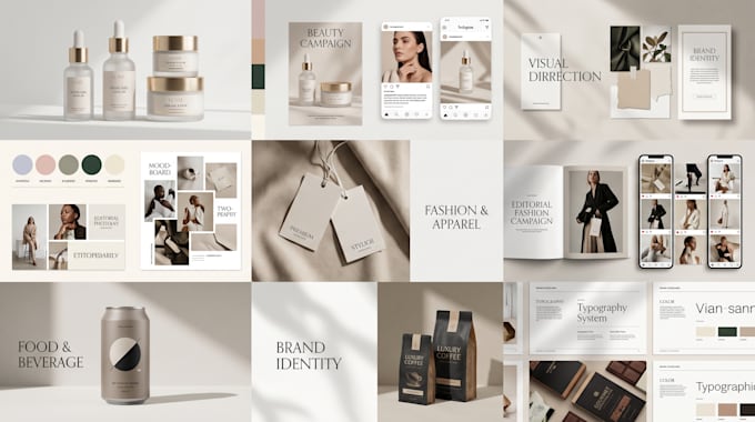 craft a complete visual direction and art direction for your brand