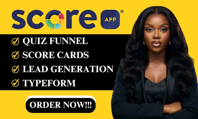 create scoreapp quiz funnels and lead generation forms