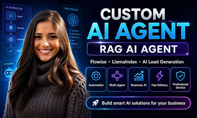 develop custom ai agent rag ai agent llamaindex flowise ai lead generation