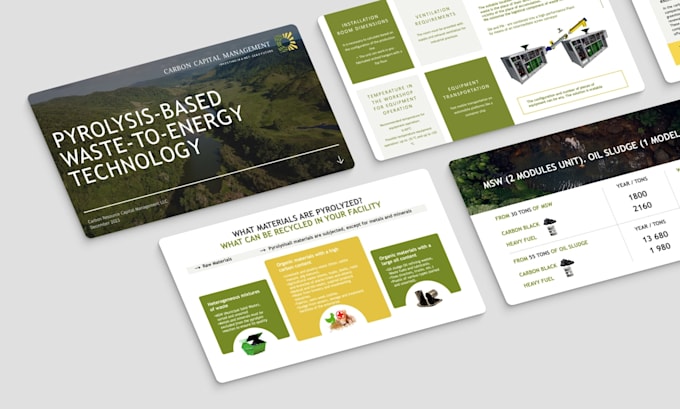 design a sleek and modern startup pitch deck
