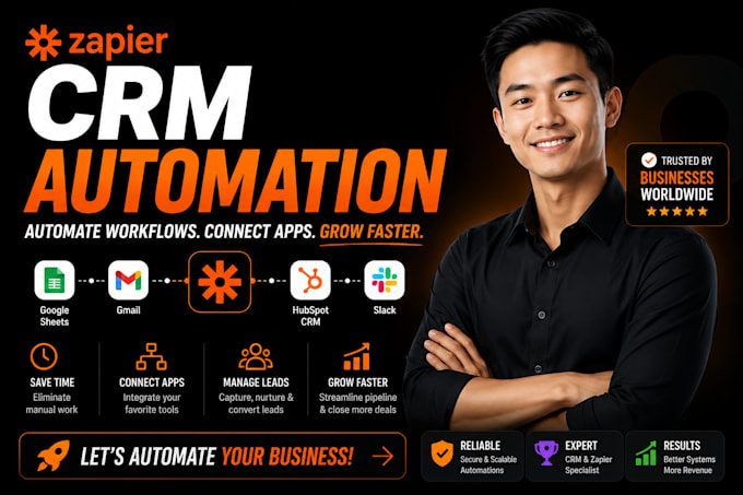 setup zapier automation zapier CRM zapier workflow zapier integration zapier zap
