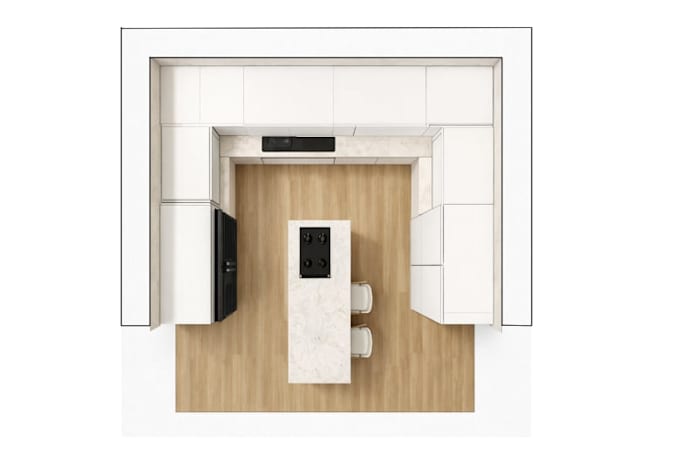 convert your floor plan into realistic 3d visualization