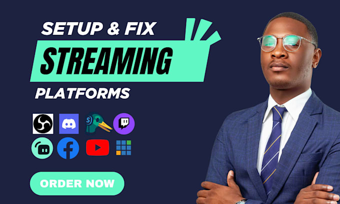 set up and fix obs studio and meld studio for streaming