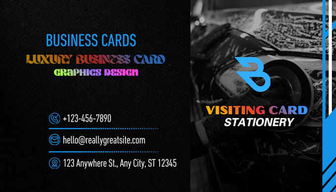 create high end minimalist business card design