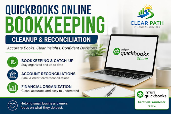 do quickbooks bookkeeping and cleanup
